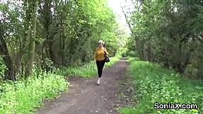 Watch Gill Ellis, the unfaithful English MILF, present her monster globes.