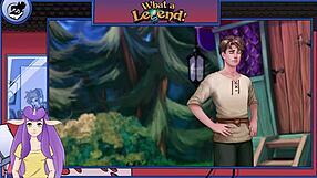 brunette with big tits gets monster cock in group hentai