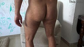 Hairy Mature Stepmother Caught Showing Asshole To Stepson