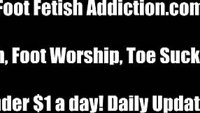 You peek at my bare feet, don't you?