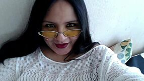 Big tits bbw gets cum on her huge boobs