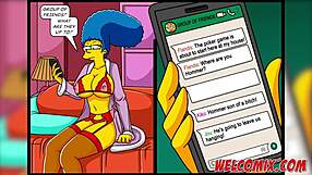 Margy Seeks Revenge by Cheating on Husband in Simpsons Parody