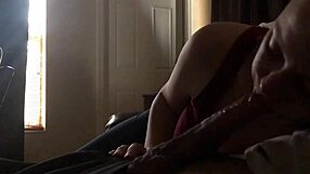 Latina side piece delivers detailed blowjob with sucking and licking