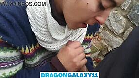 Amazing Outdoor Blowjob In The Park Near Neighbors!