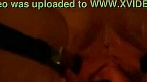 Intense toying leads to huge squirting and cum on boobs