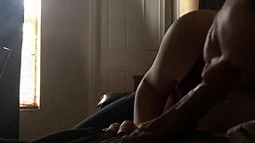 Secondary partner provides a oral pleasure