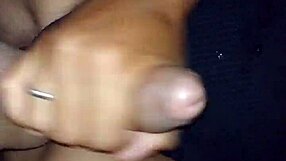 Girlfriend gives handjob to friend leading to cumshot