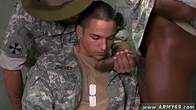 Straight army men engage in intense gay fucking after explosions, facing failure and punishment.