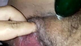 i watch claudia, the prostitute, masturbate with her cucumber in this hot scene