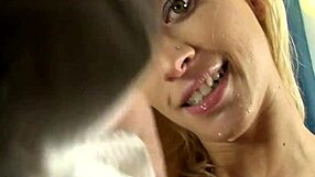 The old eurobabe enjoys a golden shower from her lover