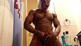 Big black hairy dick worship hallelujah johnson pillow talk. Brunette worships monster cock in solo scene.