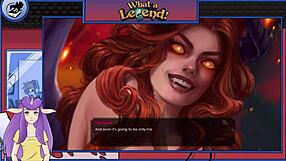 brunette with big tits gets monster cock in group hentai