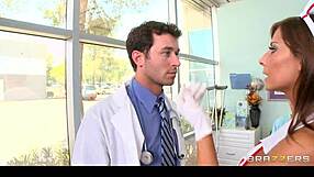 Hot Busty Nurse Madison Ivy Orgasms From Rough Sex With Doctor's Big Cock