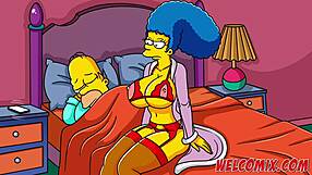 Margy Seeks Revenge by Cheating on Husband in Simpsons Parody