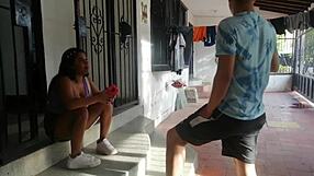 Homemade Assfucking Cunilingus With Sexy Neighbor When Wife Away