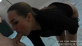 Amateur brunette anal stuffing