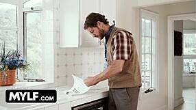 the bedazzled xxx parody features mylf in group ffm with huge tits and cosplay costumes