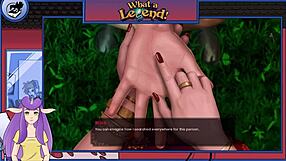 brunette with big tits gets monster cock in group hentai