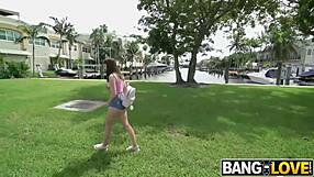 Eliana Rose, low key freak, hops on the bus!