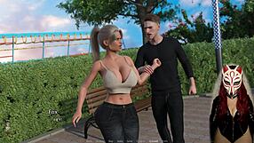 Gamer Girl in Latex Playing Porn Game