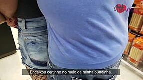 Cristina Almeida receives a Christmas gift in the parking lot