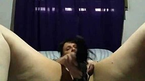 Passionate and lonely in her house