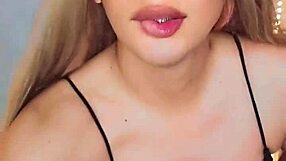 Beautiful Transvestite Suggestively Touches The Dick