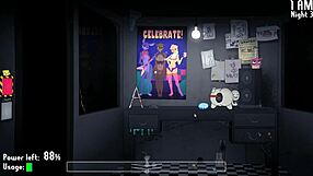 Pet noči pri Fuzzboobs hentai igra porn igra ep 6 te požrešne animatronike hočejo izprazniti moj kurac