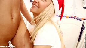 Christmas Lesbian Fingering And Cunilingus Scene By Sapphix