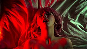 raven masturbates with dildo to intense orgasm