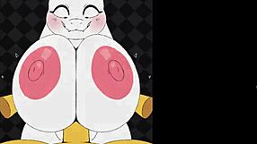 Wow, Toriel's massive tits just keep growing bigger in BeatBanger action!