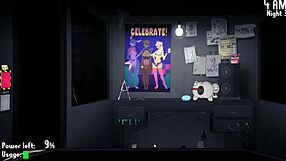 five nights at fuzzboobs hentai game pornplay ep 6 these horny animatronics want to drain my cock empty