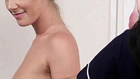 doll receives a facial treatment