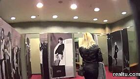 Czech teenie seduced and pounded in hypermarket POV