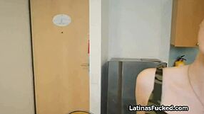 that oily latina teen bouncing her ass on cock in the kitchen interview