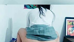 Latina Teen Riding Big Cock at Party, Creampie Homemade