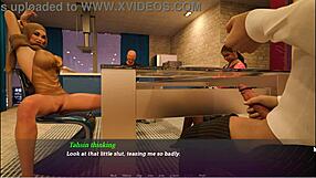 Prison guard dominates with monster cock in wild hentai action.