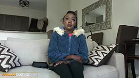 Slutty Black College Babe Loves Good Rough Cowgirl Fuck