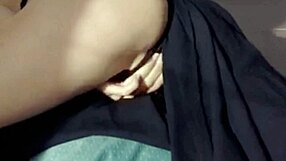 Teen girl can't sleep, masturbating while craving a hard cock