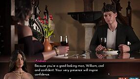 Naughty naked nun corrupted in hentai game