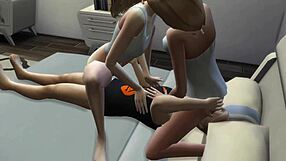 Trial Ends in Fuck in the Bath with Monster Alien