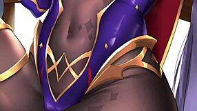 Mona Commands Cum on Feet in Hentai Joi Femdom Armpit Countdown