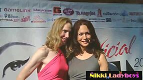 feeling excited at the t-girl and ladyboys party in california with asian transsexuals