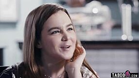 Hey, Natasha Nice is cleaning for us with her huge tits.