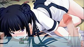 Majikoi S Kokoro-H3 Schoolgirl Handjob in Wild Anime Scene!