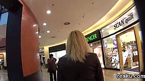 Czech teenie seduced and pounded in hypermarket POV