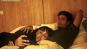 My stepsister lets me in her mouth and we almost get caught