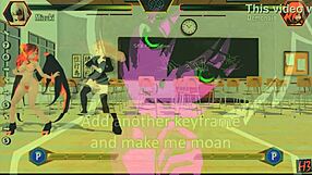 horny gaming session with hintai fighter game h3video1 featuring intense fights