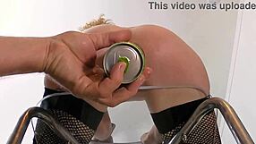 desolation rose takes a giant plug in extreme anal play