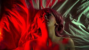 raven masturbates with dildo to intense orgasm